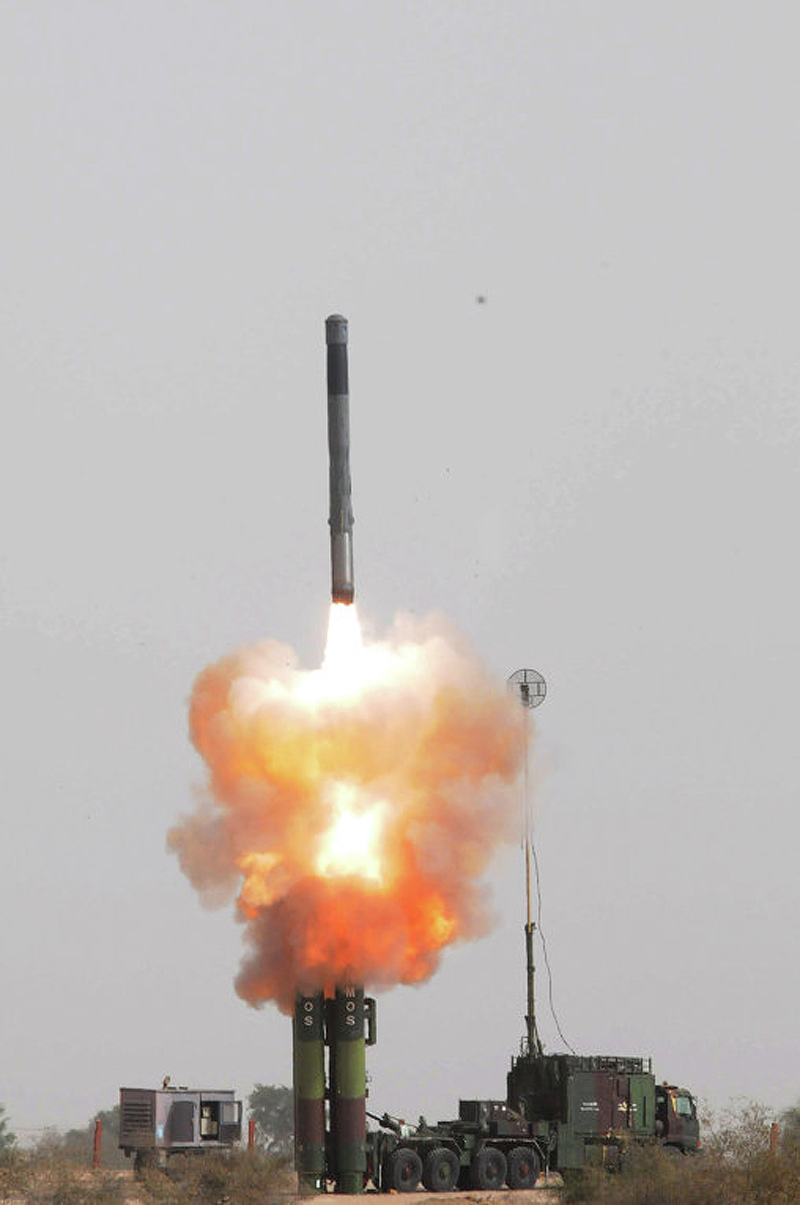 Lanzamiento del cohete BrahMos block III